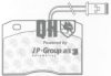 JP GROUP 5363600119 Brake Pad Set, disc brake